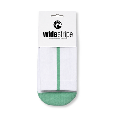 Packaged WideStripe socks for barefoot shoes